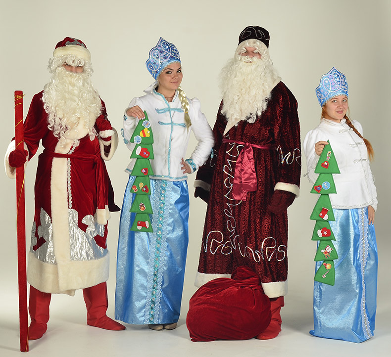 Дед Мороз и Снегурочка, Санта Клаус и Святой Николай