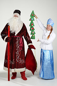 Дед Мороз и Снегурочка, Санта Клаус, Святой Николай на дом